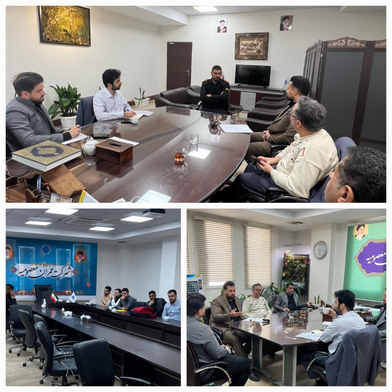 برگزاری جلسه عمران معصومیه برای مصاحبه بکارگیری نیروهای حفاظت فیزیکی ساختمان های شهرداری 