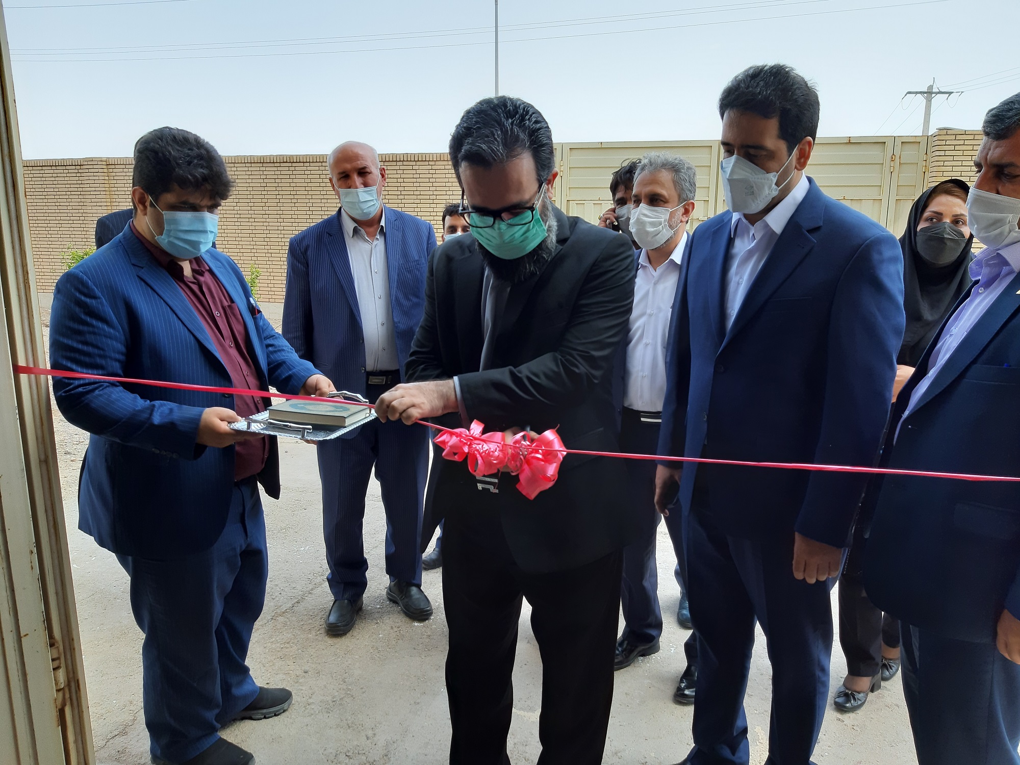 افتتاح کارگاه فرآوری کنجد و محصولات وابسته در روستای حسن آباد یزد